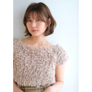 外ハネボブ/ナチュラルボブ/シフォンボブ/透け感バングボブ