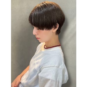 ハンサムショート × greige color