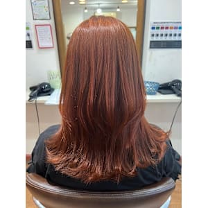 cloud hair 東照宮店×オレンジカラー - cloud hair 東照宮店【クラウドヘアー トウショウグウテン】掲載中