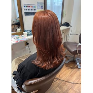 cloud hair 東照宮店×オレンジカラー - cloud hair 東照宮店【クラウドヘアー トウショウグウテン】掲載中