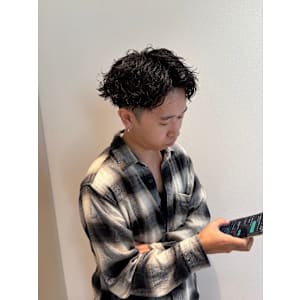 メンズツイストスパイラルパーマ