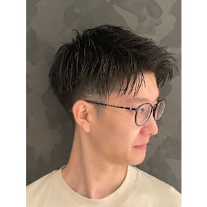 アップバングショート - ヒロ銀座バーバーショップ大阪本店【ヒロギンザ バーバーショップオオサカホンテン】掲載中