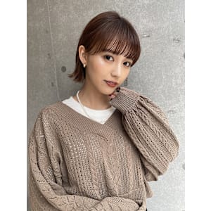 くびれヘア/シースルー/デザインカラー/二子玉川