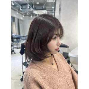伸ばしかけでも可愛く♪ロブ/ミディアムレイヤー
