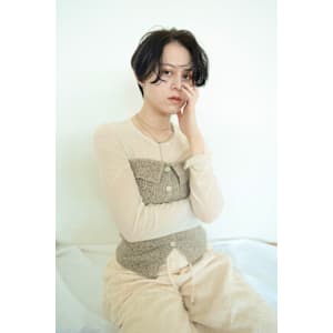 センターパートショート/ハンサムショート/マッシュショート