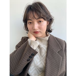 ウルフボブ/レイヤーボブ/くびれボブ/抜け感ミディアム