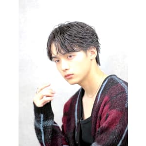 渋谷駅/学割U24/メンズサロン/フェザーパーマ - BLUCK Men's hair 渋谷【ブラック メンズヘア シブヤ】【ブラックメンズヘア シブヤ】掲載中