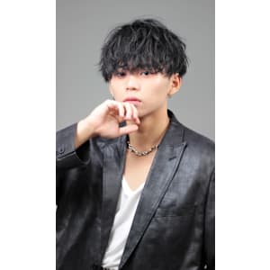 渋谷駅/学割U24/メンズサロン/フェザーパーマ - BLUCK Men's hair 渋谷【ブラック メンズヘア シブヤ】【ブラックメンズヘア シブヤ】掲載中