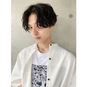 渋谷駅/学割U24/メンズサロン/フェザーパーマ - BLUCK Men's hair 渋谷【ブラック メンズヘア シブヤ】【ブラックメンズヘア シブヤ】掲載中