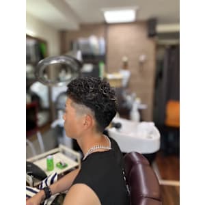 極道パーマスタイル