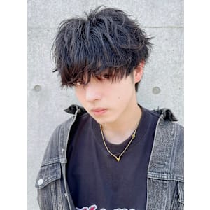 渋谷駅/学割U24/メンズサロン/フェザーパーマ - BLUCK Men's hair 渋谷【ブラック メンズヘア シブヤ】【ブラックメンズヘア シブヤ】掲載中