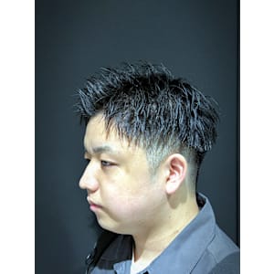 アップバングショート