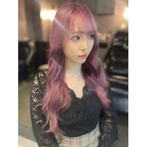 《三宅悠斗》ピンクカラー/ブリーチ/大宮