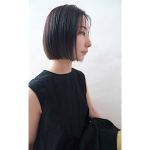 ナチュラル/艶ボブ/まとまりショートボブ/大人上品ヘア