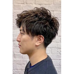 アップバングショート