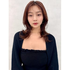 くびれヘア/シースルー/デザインカラー/二子玉川