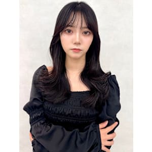 くびれヘア/シースルー/デザインカラー/二子玉川