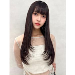 レイヤーカット×シルキーストレート