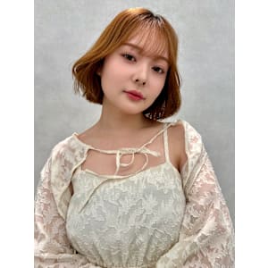 くびれヘア/シースルー/デザインカラー/二子玉川