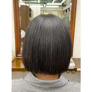 縮毛矯正ロング⇒ショートボブに