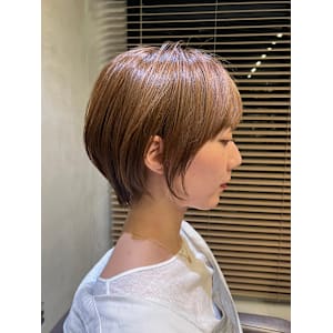 【イルミナカラー】上品ショートボブ