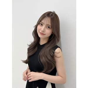 韓国ヘア☆レイヤーカット/グレージュ/くびれヘア