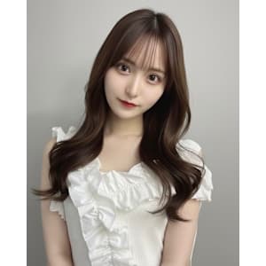 韓国ヘア☆レイヤーカット/グレージュ/くびれヘア