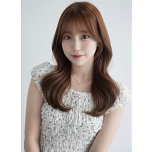 韓国ヘア☆レイヤーカット/グレージュ/くびれヘア