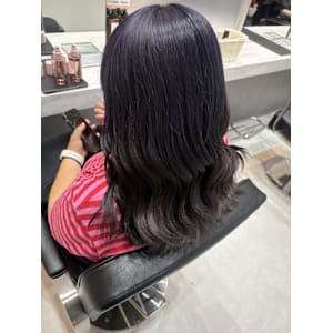 暗めパープル - K&K  ブリーチ/ダブルカラー/プルエクステ/縮毛矯正/髪質改善【ケイアンドケイ  ブリーチ ダブルカラー プルエクステ シュクモウキョウセイ カミシツカイゼン】掲載中