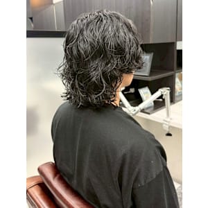 メンズミディアムパーマ　スパイラルパーマ - MEN'S SALON SOLEIL by alfRed【メンズサロンソレイユ バイアルフレッド】掲載中