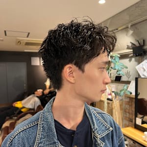 秋冬長めスパイキーショート