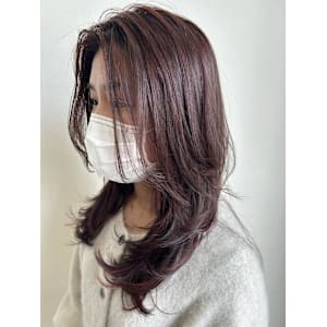 カシスピンク×レイヤーカット - NAP hair scoya【ナップ ヘアー スコヤ】掲載中