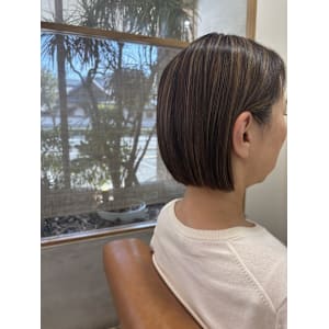 ミニボブ - 半個室 rire hair 箱崎店【ハンコシツリールヘアーハコザキテン】掲載中