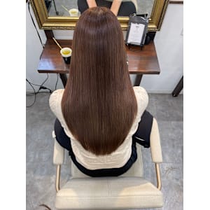 髪質改善/透明感カラー/顔まわりレイヤー/カット/韓国/前髪