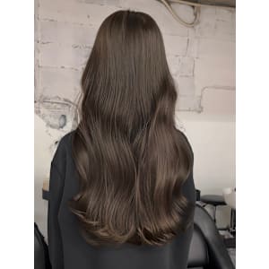 ロングレイヤー韓国風巻き髪質改善バイカルテトリートメント艶髪
