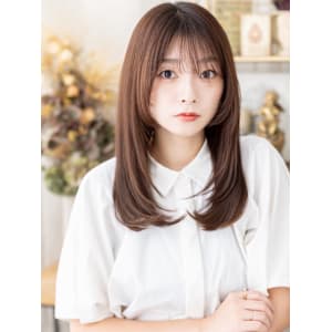 姫カットレイヤー透けバングストレートロング　シャギーカット - COVER HAIR bliss【カバーヘア ブリス】上尾/上尾西口店【カバーヘアブリス アゲオ アゲオニシグチテン】掲載中