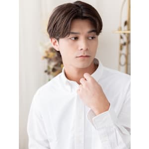 ツーブロック前髪パーマ暗髪テーパーフェード　チャコールグレー - COVER HAIR bliss【カバーヘア ブリス】上尾/上尾西口店【カバーヘアブリス アゲオ アゲオニシグチテン】掲載中