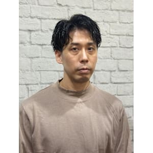 ツーブロックナチュラルセンターパート - グレイスフルバーバー プラチナム【グレイスフルバーバー プラチナム】掲載中