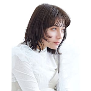 【La fith】オリーブグレージュ×レイヤーカット