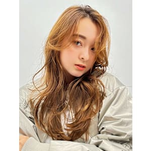 【La fith】キャラメルベージュ×ゆるふわロング - La fith hair root 大橋店【ラフィスヘアー ルート オオハシテン】掲載中