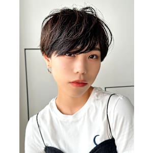 【La fith】マッシュショート×シアーブラック - La fith hair root 大橋店【ラフィスヘアー ルート オオハシテン】掲載中