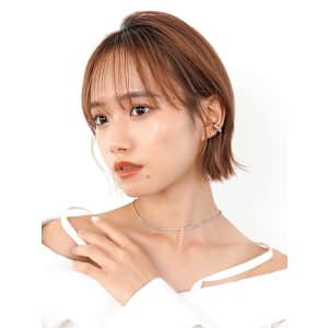 【La fith】きりっぱなしボブ×アプリコットブラウン - La fith hair root 大橋店【ラフィスヘアー ルート オオハシテン】掲載中