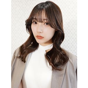 【La fith】オリーブブラウン×くびれセミロング