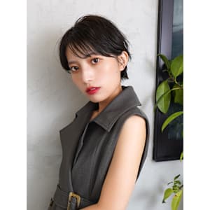 【La fith】小顔カット×グレーベージュ