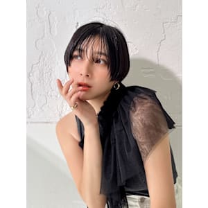 【La fith】マッシュショート×黒髪×シースルーバング - La fith hair clan 広島本通店【ラフィス ヘアー クラン ヒロシマホンドオリテン】掲載中