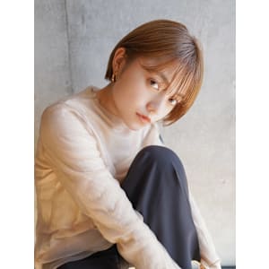 【La fith】ショートボブ×オレンジブラウン - La fith hair clan 広島本通店【ラフィス ヘアー クラン ヒロシマホンドオリテン】掲載中