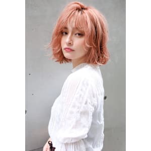 【La fith】 ピンクベージュ×ボブ - La fith hair clan 広島本通店【ラフィス ヘアー クラン ヒロシマホンドオリテン】掲載中