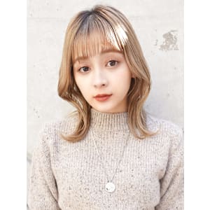 【La fith】ブロンドベージュ×くびれヘア - La fith hair clan 広島本通店【ラフィス ヘアー クラン ヒロシマホンドオリテン】掲載中