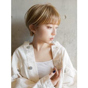 【La fith】丸みショート×ハイトーンカラー - La fith hair clan 広島本通店【ラフィス ヘアー クラン ヒロシマホンドオリテン】掲載中