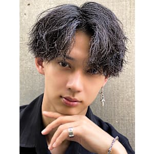 メンズカット×コンマバング×波巻きツイストスパイラルパーマ - La fith hair clan 広島本通店【ラフィス ヘアー クラン ヒロシマホンドオリテン】掲載中